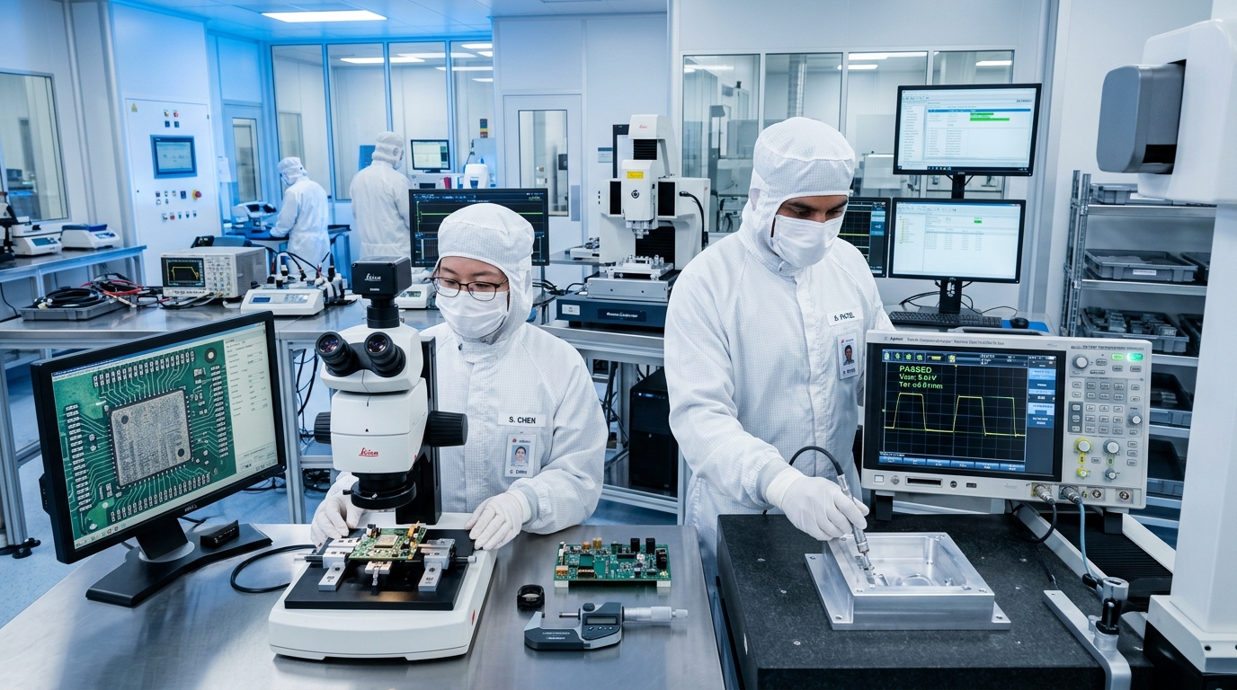 Allstar Systems Quality Assurance Cleanroom and Testing Lab